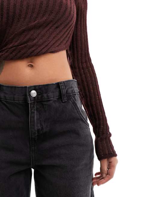 Mango straight jeans in black, 5 of 5