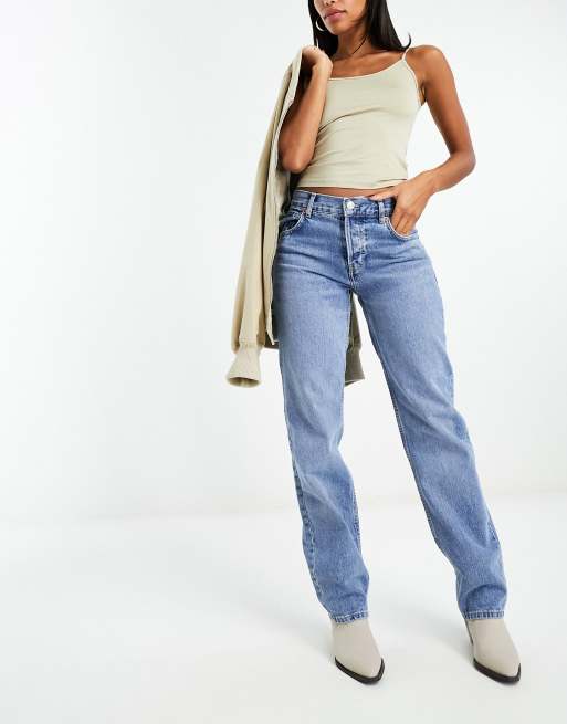 Mango straight 2024 jeans anna