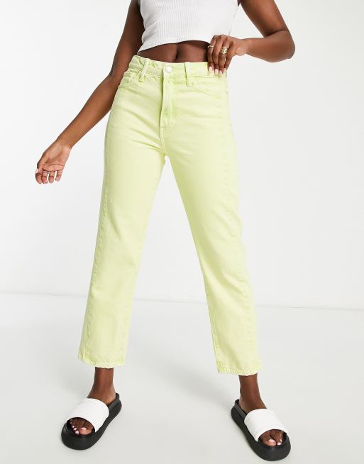 Hollister straight leg cords in cream - ShopStyle Trousers