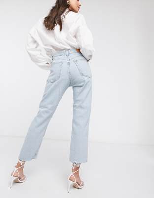 mango straight leg jeans