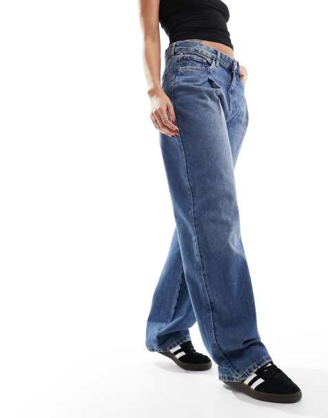 Women's Jeans, Black, Blue & Low Rise Denims