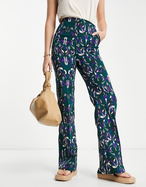 70's Printed Bell Bottoms