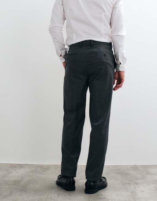 Mango straight suit trouser set in gray, 5 of 5