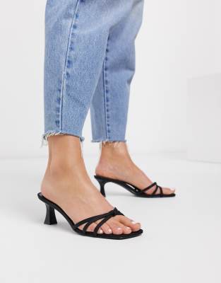 mango strappy heeled sandals