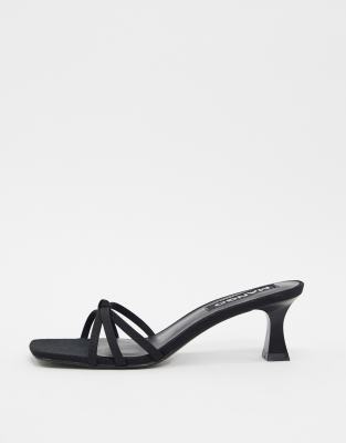 mango black strappy sandals