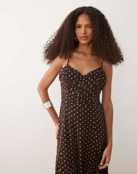 strapless open back dress Kids Amy Polka Dot Dress main image 0