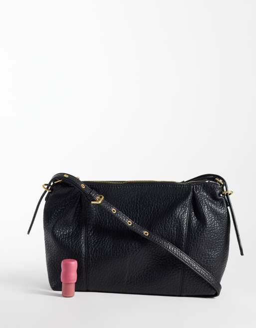 Mango stud detail cross body bag in black, 2 of 4