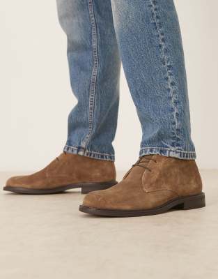 Mango Suede Desert Boots In Brown