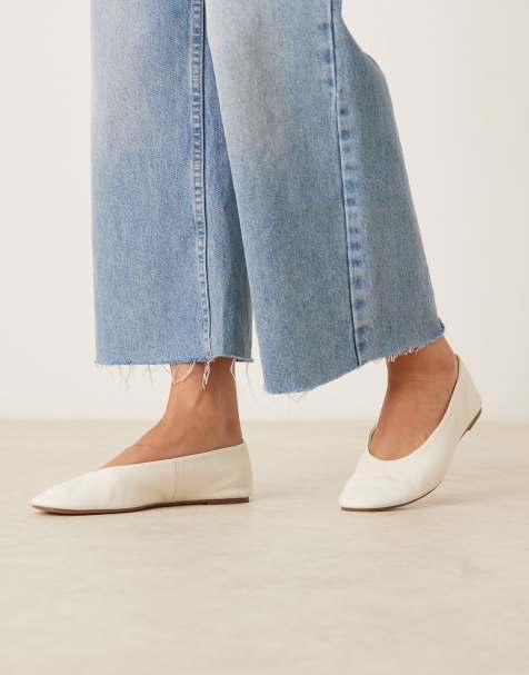 Mango suede flat shoe in brown - view 1