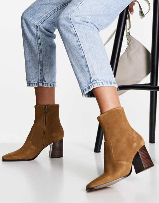 Mango suede 2024 ankle boots