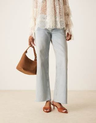 Mango Suede Open Back Heeled Sandals