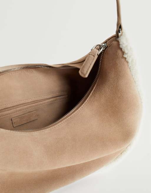 HOBO BAG LARGE - CAMEL SUEDE