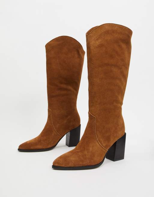 Bottes shop camel mango