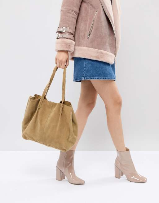 Sac fourre 2025 tout suede mango