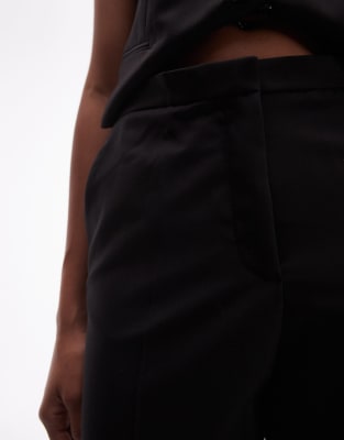 Mango Suit Slim Pants In Black