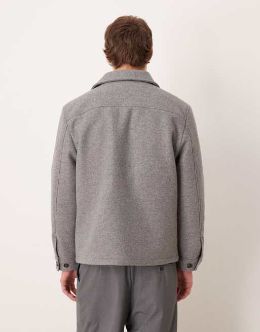Mango - Surchemise oversize - Gris clair, 4 de 5