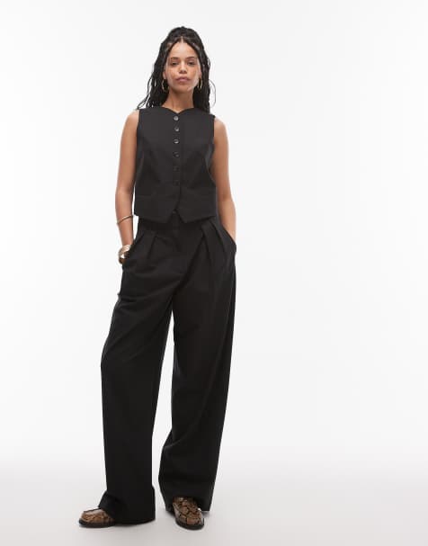 Mango – Svart kostym med avslappnad passform - view 1