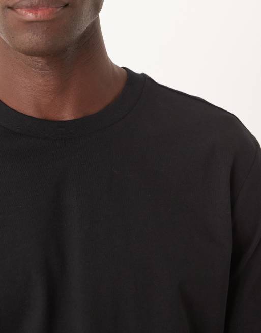 Mango – Svart t-shirt i 100% bomull, 5 av 5