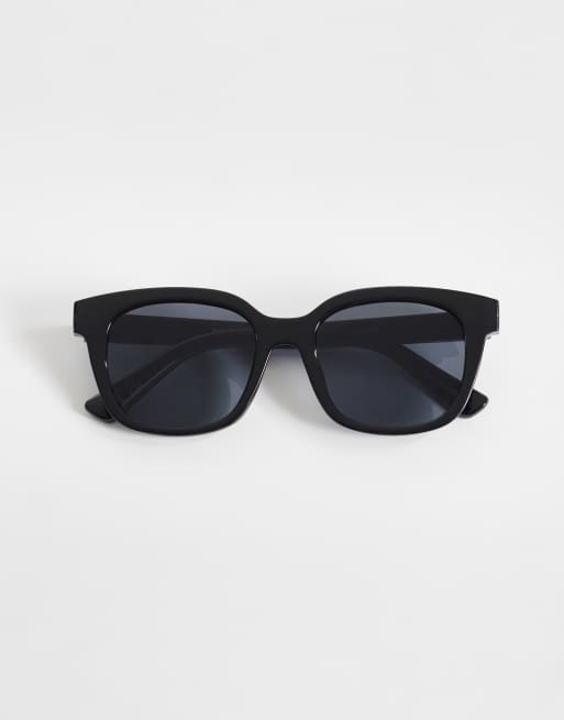 Mango – Svarta cat eye-solglasögon i oversize, 3 av 3