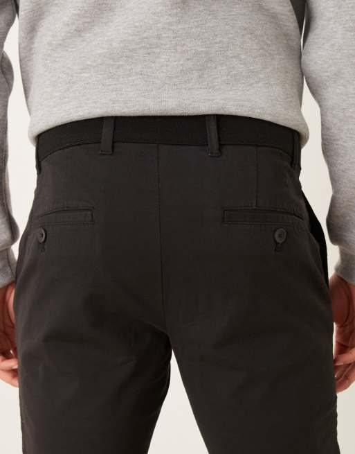Mango – Svarta chinos i bomullsmix, 5 av 5