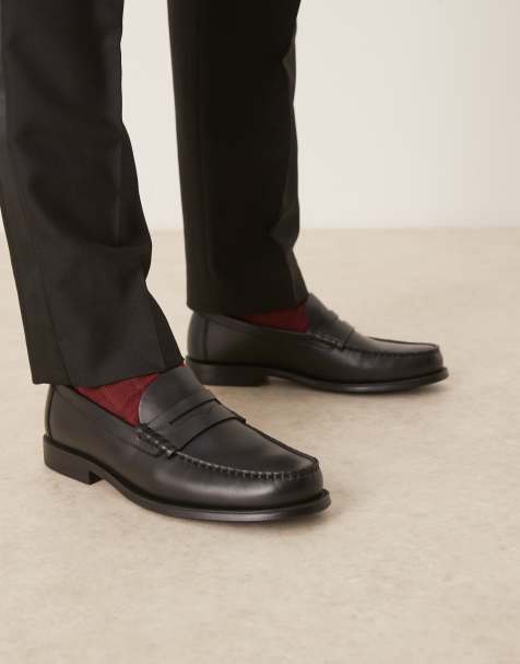 Mango – Svarta, klassiska loafers - view 1