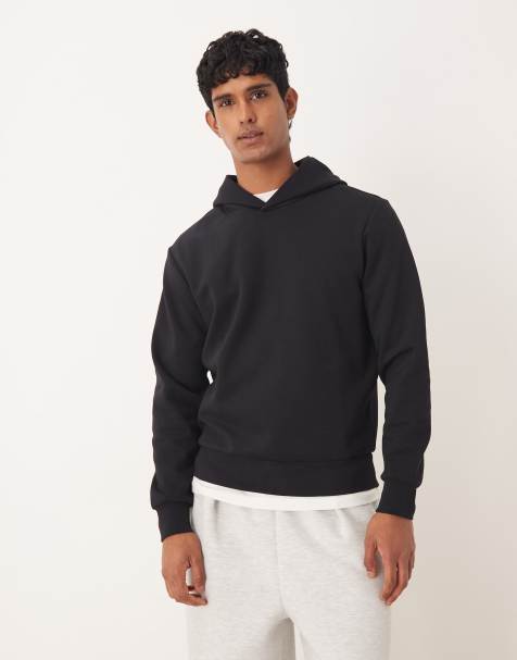 Mango - Sweat à capuche oversize - Bleu marine - view 1