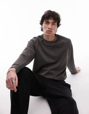 Mango - Sweat de sport respirant - Vert foncé