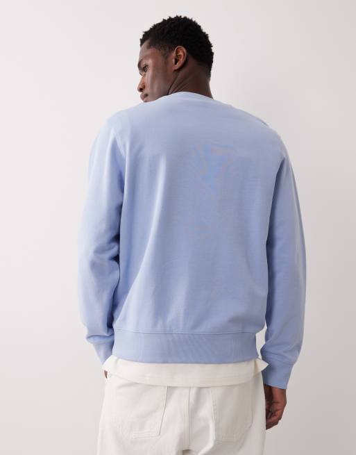 Mango - Sweat décontracté en coton - Bleu pâle, 3 de 5