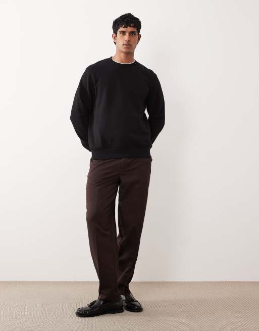 Mango - Sweat ras de cou en coton majoritaire - Noir, 2 de 5
