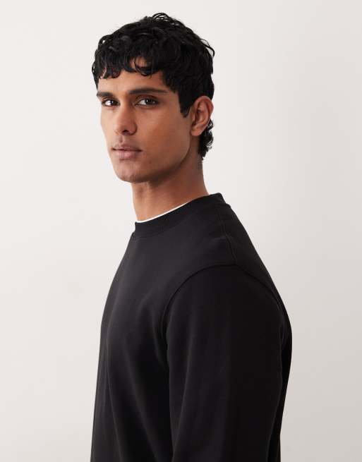 Mango - Sweat ras de cou en coton majoritaire - Noir, 4 de 5