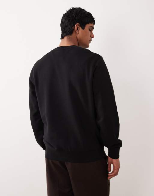 Mango - Sweat ras de cou en coton majoritaire - Noir, 5 de 5