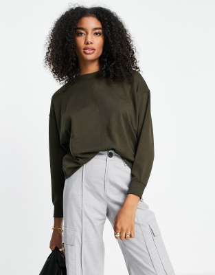 Mango sweatshirt co-ord in brown