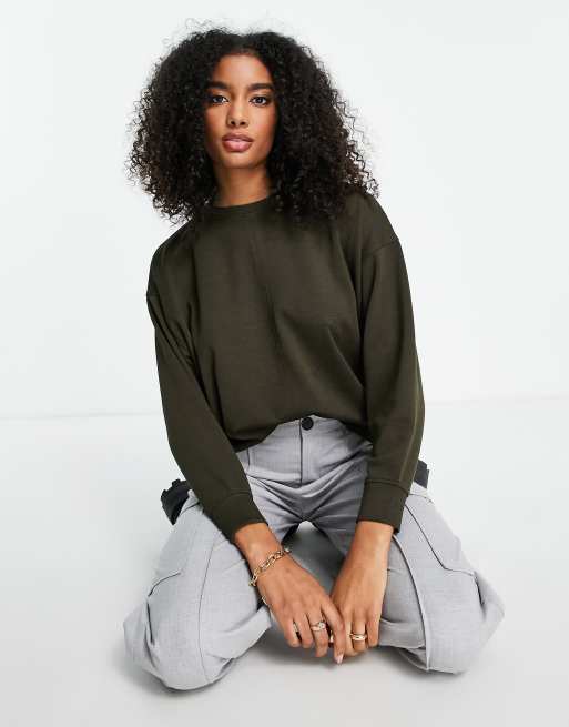 Mango - Sweatshirt in bruin, deel van co-ord set, 2 van 4