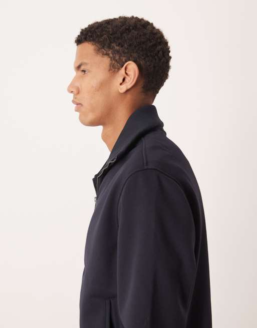 Mango – Sweatshirt in Marineblau mit Reißverschluss, 4 von 5