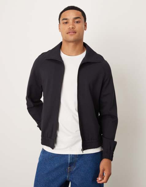 Mango - Sweatshirt met rits in marineblauw - view 1