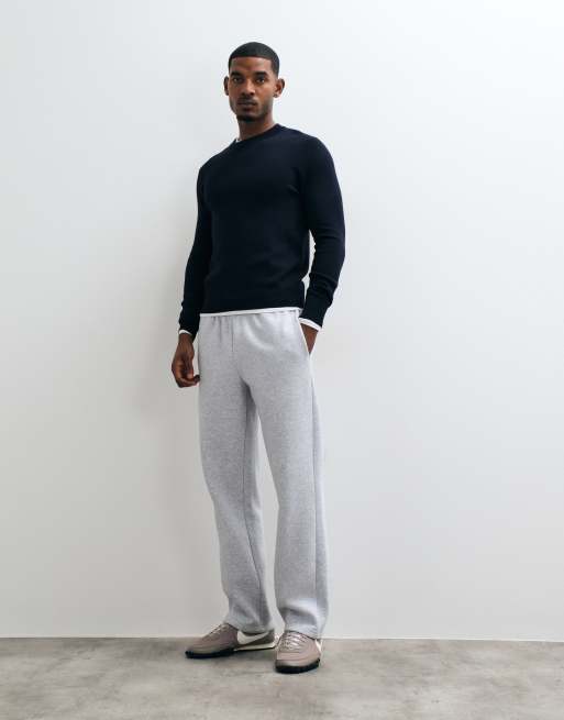 Mango sweter dzianinowy z wełny w kolorze granatowym, 3 z 5