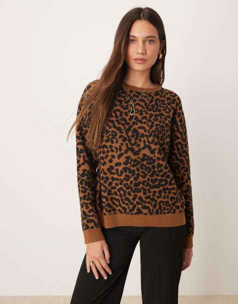Mango – Sweter we wzór w panterkę - view 1