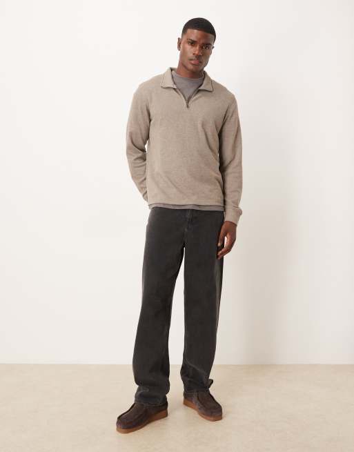 Mango – Sweter z zapięciem na zamek pod szyją w kolorze latte, 2 z 5
