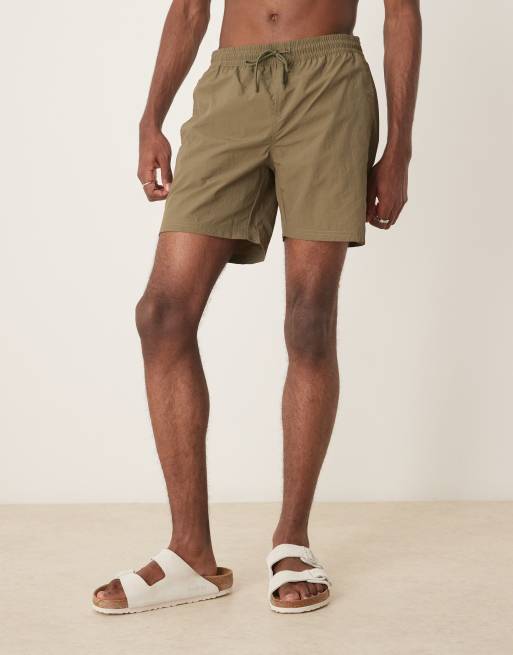 Mango swim shorts in khaki