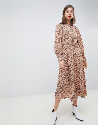 Mango snake print store dress