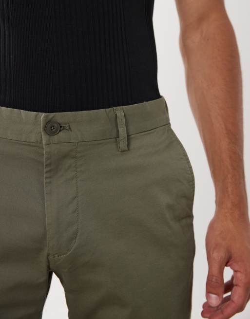 Mango – Szorty chinosy w kolorze khaki, 3 z 5