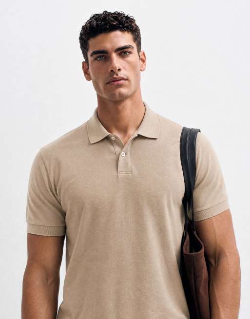 Mango t-shirt à col roulé beige, 10 de 10