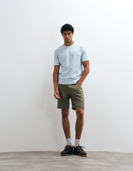 Mango – T-Shirt aus 100% Baumwolle in Blassblau mit „Coast“-Grafikprint, 5 von 5