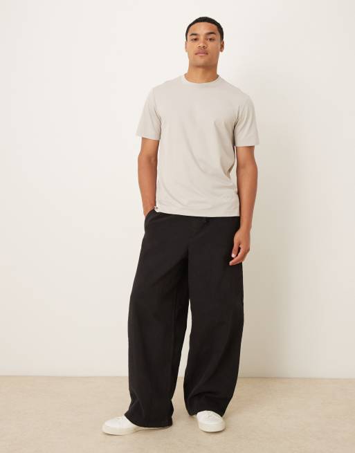 Mango – T-Shirt aus Baumwollmix in Grau, 2 von 5