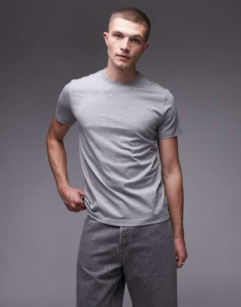Mango - T-shirt basique à manches courtes - Gris - view 1