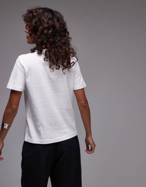 Mango - T-shirt de qualité supérieure - Blanc, 4 de 4