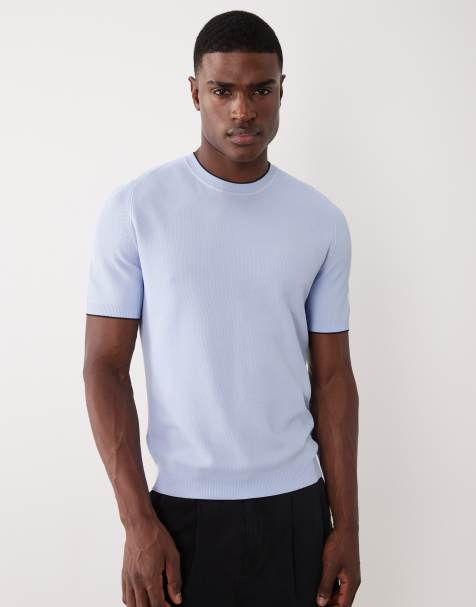 Mango - T-shirt de sport en maille fine - Bleu pastel - view 1