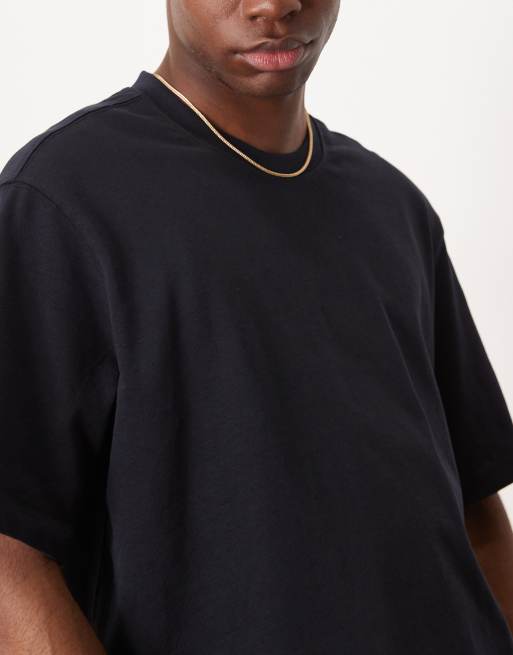 Mango - T-shirt décontracté en coton - Bleu marine, 3 de 4