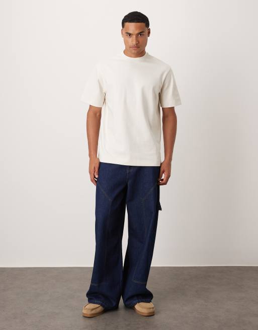 Mango - T-shirt en coton mélangé - Écru, 2 de 5