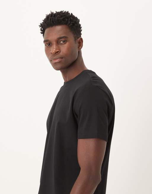Mango - T-shirt in 100% lino nera, 4 di 5